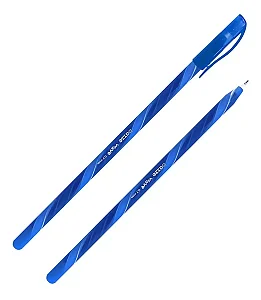 Caneta Esferográfica Bazze Wave 0.7mm Azul