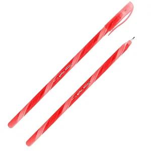 Caneta Esferográfica Bazze Wave 0.7mm Vermelha