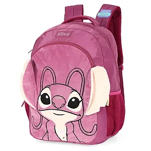 Mochila Costas Pelúcia Angel Roxo