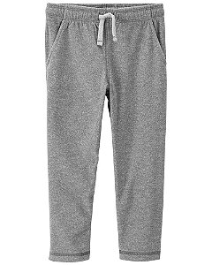 Calça Fleece Menino Cinza