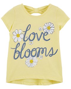 Camiseta Carters Menina Love Blooms
