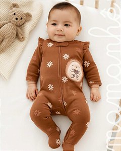 Macacão Bebê Carters Flores e Bichinhos