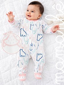 Macacão Fleece Raposinha e Animais