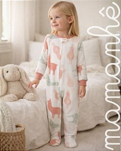 Macacão Pijama Carters Fleece Lhama