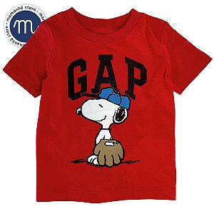Camiseta Gap Snoopy Red
