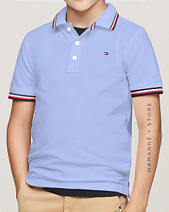 Camiseta Wicking Polo TH Soft Blue