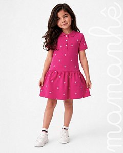 Vestido Infantil Tommy Hilfiger Pink