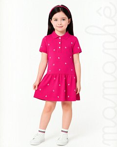 Vestido Infantil Tommy Hilfiger Pink
