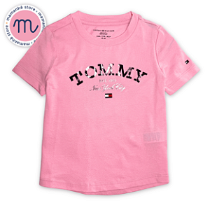 Camiseta TH Estampada Gold Pink