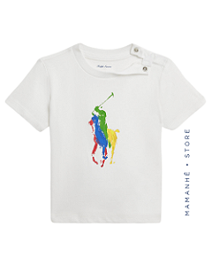 Camiseta RL Big Pony Colors White