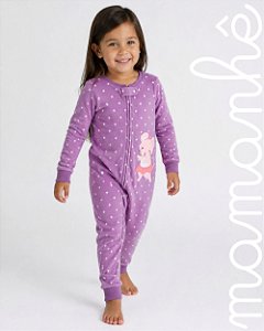 Macacão Pijama Carters Fleece Ratinha