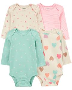 Kit Body Manga Longa Hearts Butterfly