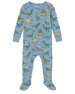 Macacão Pijama Azul Jurassico