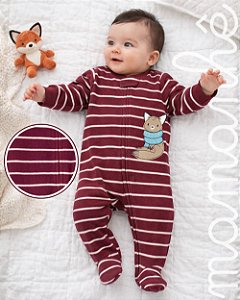 Macacão Fleece Carters Raposinha