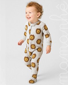 Macacão Pijama Fleece Leãozinhos