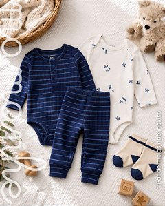 Conjunto Bebê Carters Body e Calça Little Fox