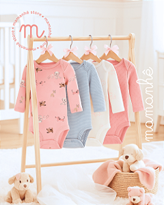 Kit Body Manga Longa Puppy