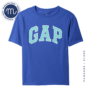 Camiseta Gap Kids Logo Blue