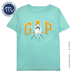 Camiseta Gap Kids Logo Shark
