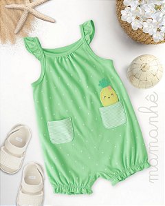 Macacão Romper Carters Menina Abacaxizinho