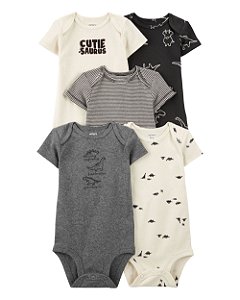 Kit Body Manga Curta Baby Saurus