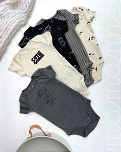 Kit Body Manga Curta Baby Saurus