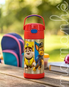 Garrafa Térmica Infantil Thermos Patrulha Canina