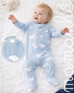 Macacão Carters Algodão Nuvens