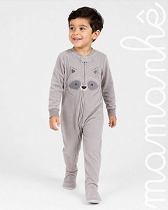 Macacão Pijama Carters Veludo Guaxinim