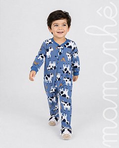 Macacão Pijama Carters Fleece Fazendinha