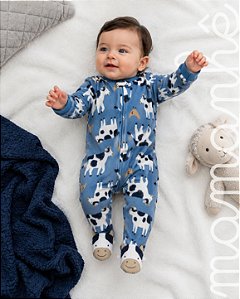 Macacão Bebê Fleece Carters Fazendinha