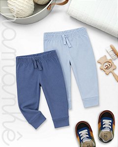 Kit Calça Bebê Carters Blues