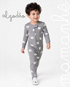 Macacão Pijama Carters Algodão Ursinho