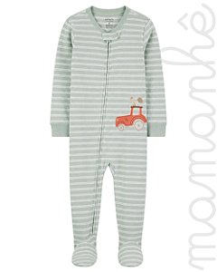 Macacão Pijama Carters Algodão Trator