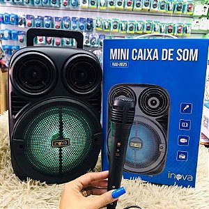 Caixa de Som com Microfone