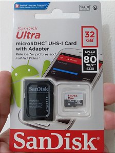 Cartão 32 Gb Sandisk Ultra Original