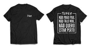 T-SHIRT FRASES - NÃO PAGO PAU