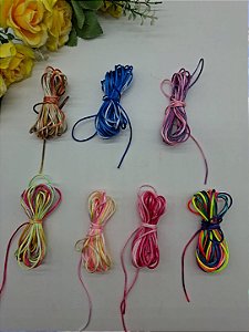 Fio de seda 1mm Com 5mts ( Colorido )