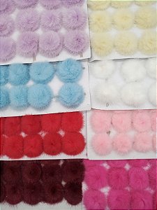 Pompom de Pelúcia 4cm 1 unidade