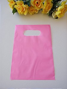 Sacola Plástica Boca de Palhaço Pequena 15x20cm pacote com 50 unidades