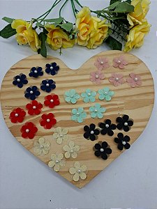 Aplique Flor Voal com Perola 2,5cm com 5 unidade.