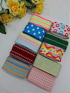 Kit Fitas Estampadas N9 (38mm) TOTAL 10mts.