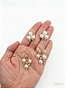 Chaton Luxo Perola Metal com 1 unidade