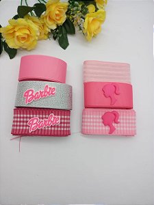 Kit de Fita n9 BARBIE com 6 Metro (2mt de cada cor) + 2 APLIQUE.