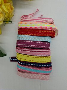 KIT de Fita SINIMBU Diversas N2 com 10 metros. (1mt de cada cor).