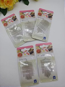 Kit Agulha de Mão Diversos Tamanho com 16 pçs