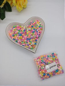 Mini Aplique PVC 5mm com 20 gramas