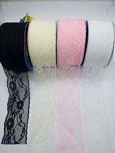 Renda de Nylon Najar 7cm com 1 metros.