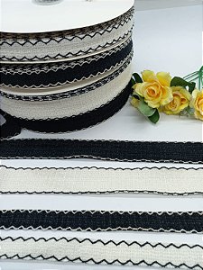 Fita Inverno com Borda Sanding (Off ou Preta) - Com 1 metro.