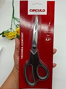 Tesoura Confort Circulo 21,5cm - 1 unidade